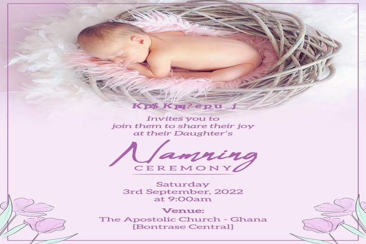 What should I wear to the naming ceremony invites?